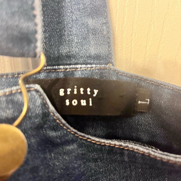 Cute Denim Bellbottom overalls - Picture 3 of 4